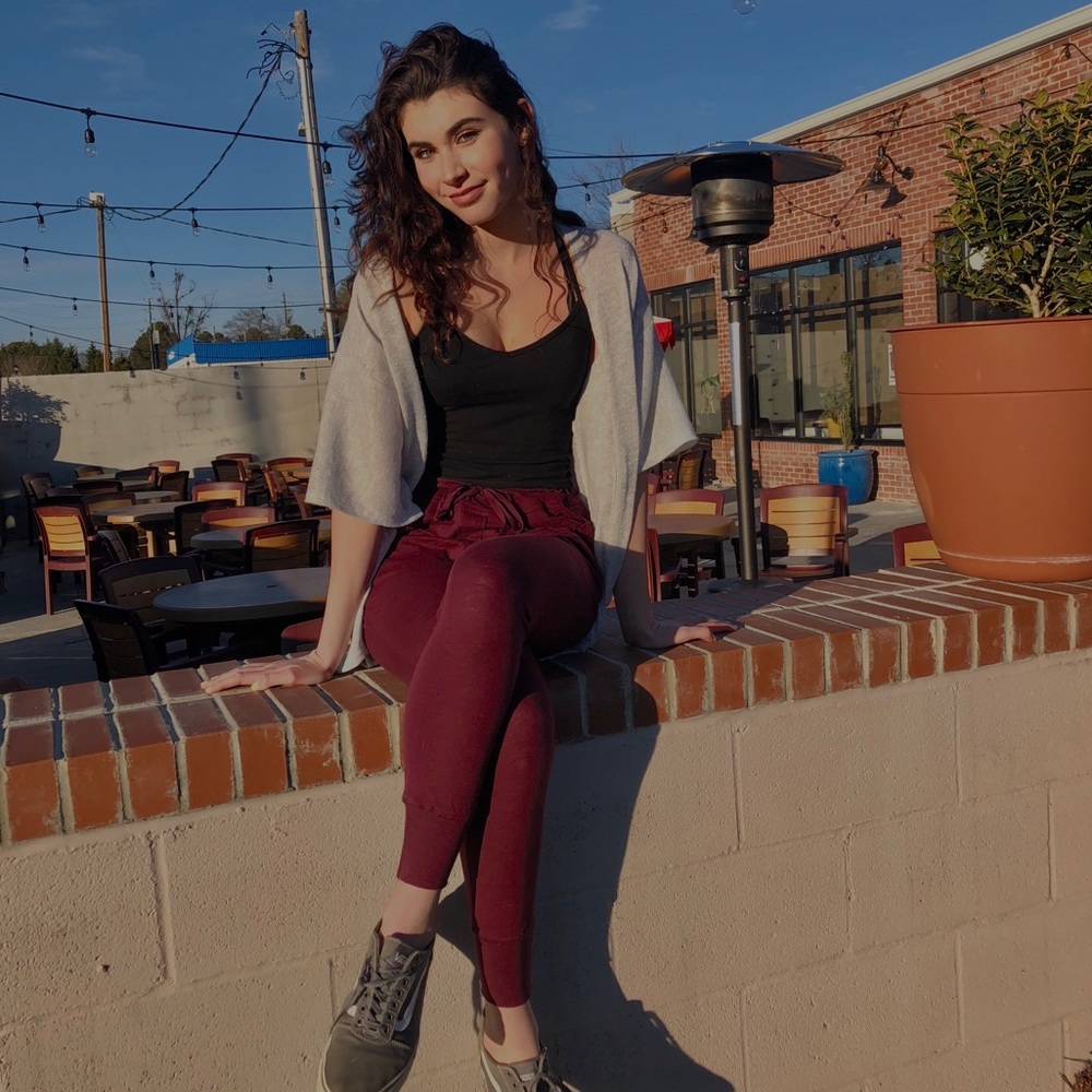 Red Joggers